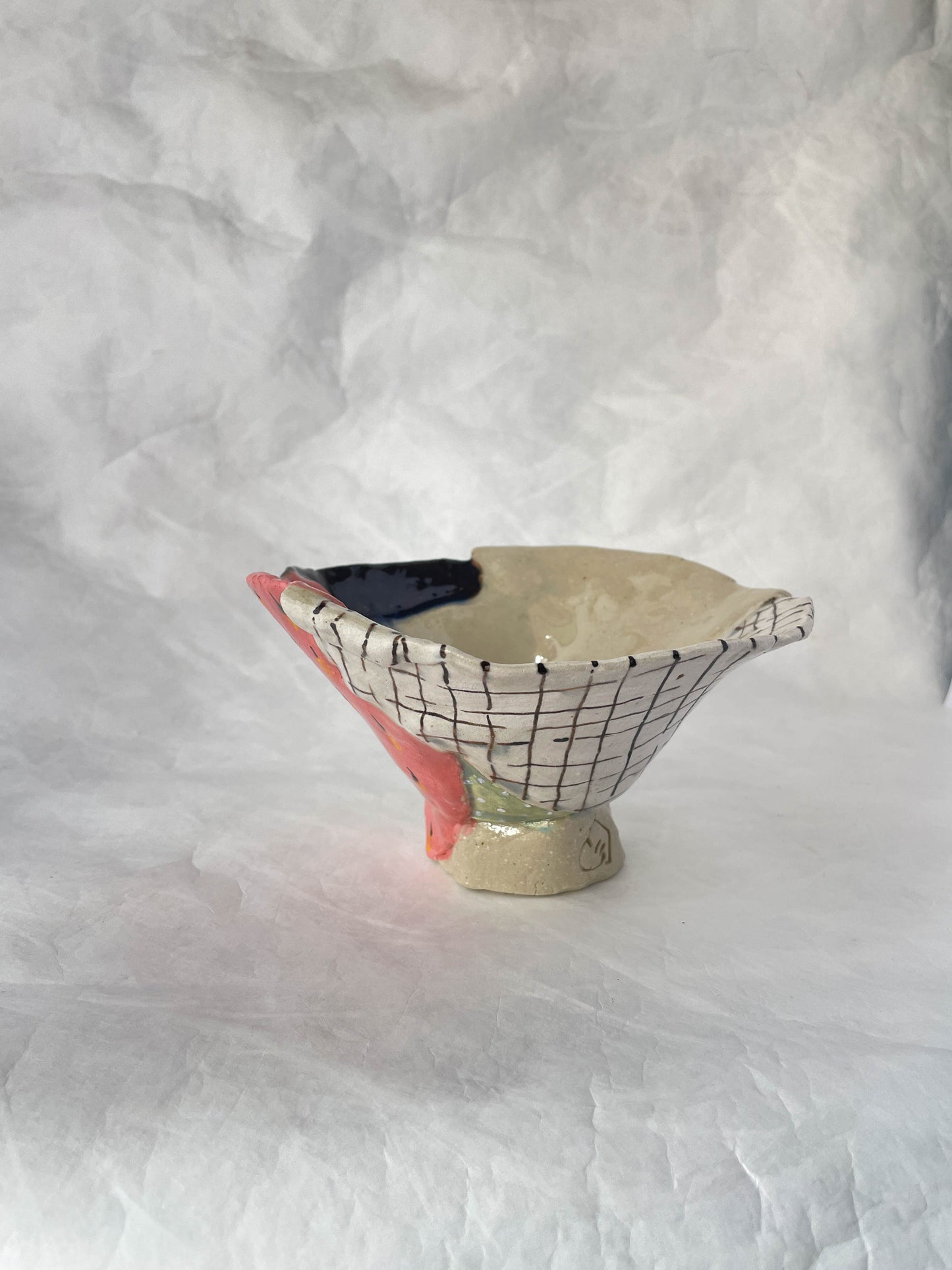 Collage dessert bowl