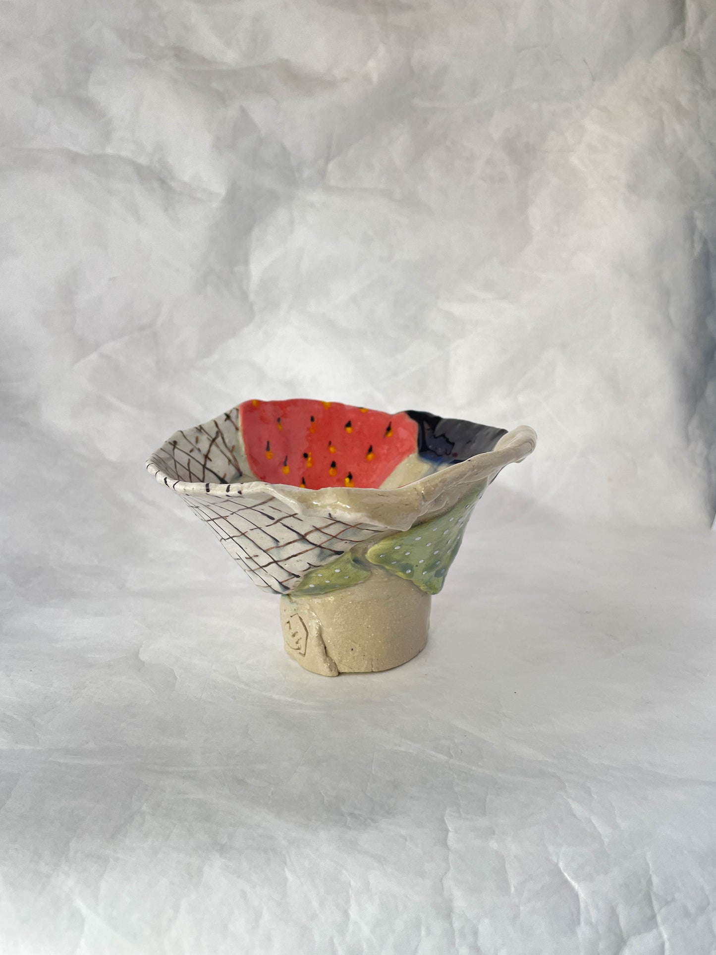 Collage dessert bowl