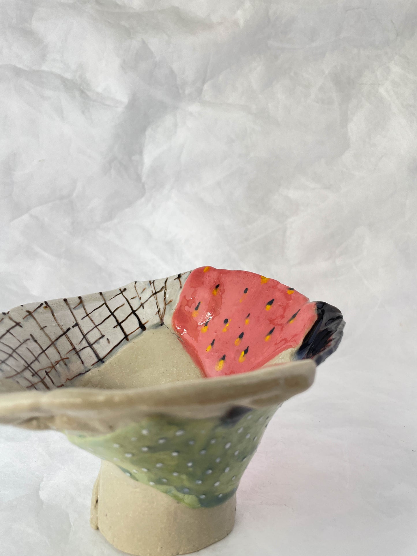 Collage dessert bowl