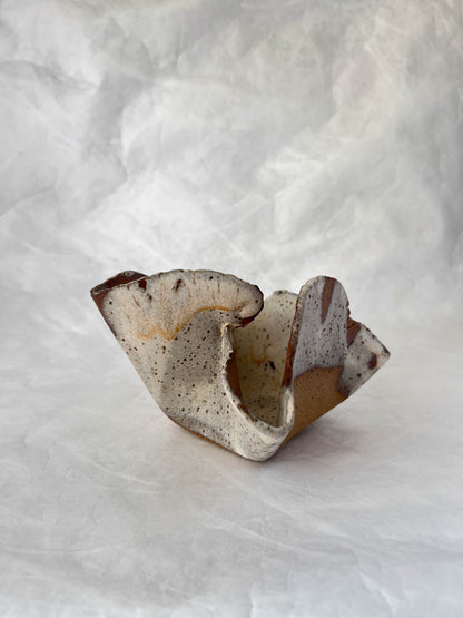 Folded square bowl