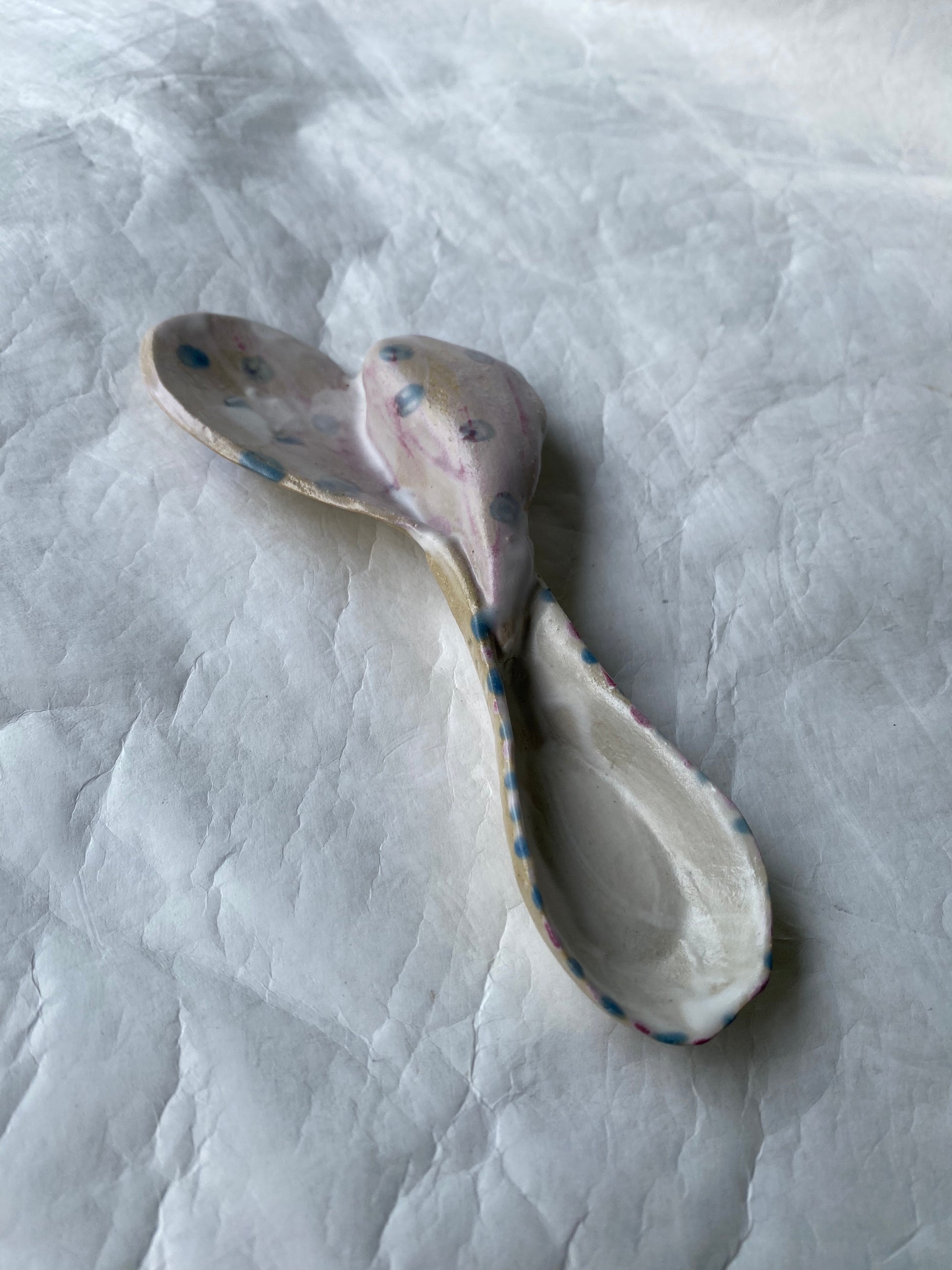 Heart shaped, functional spoon